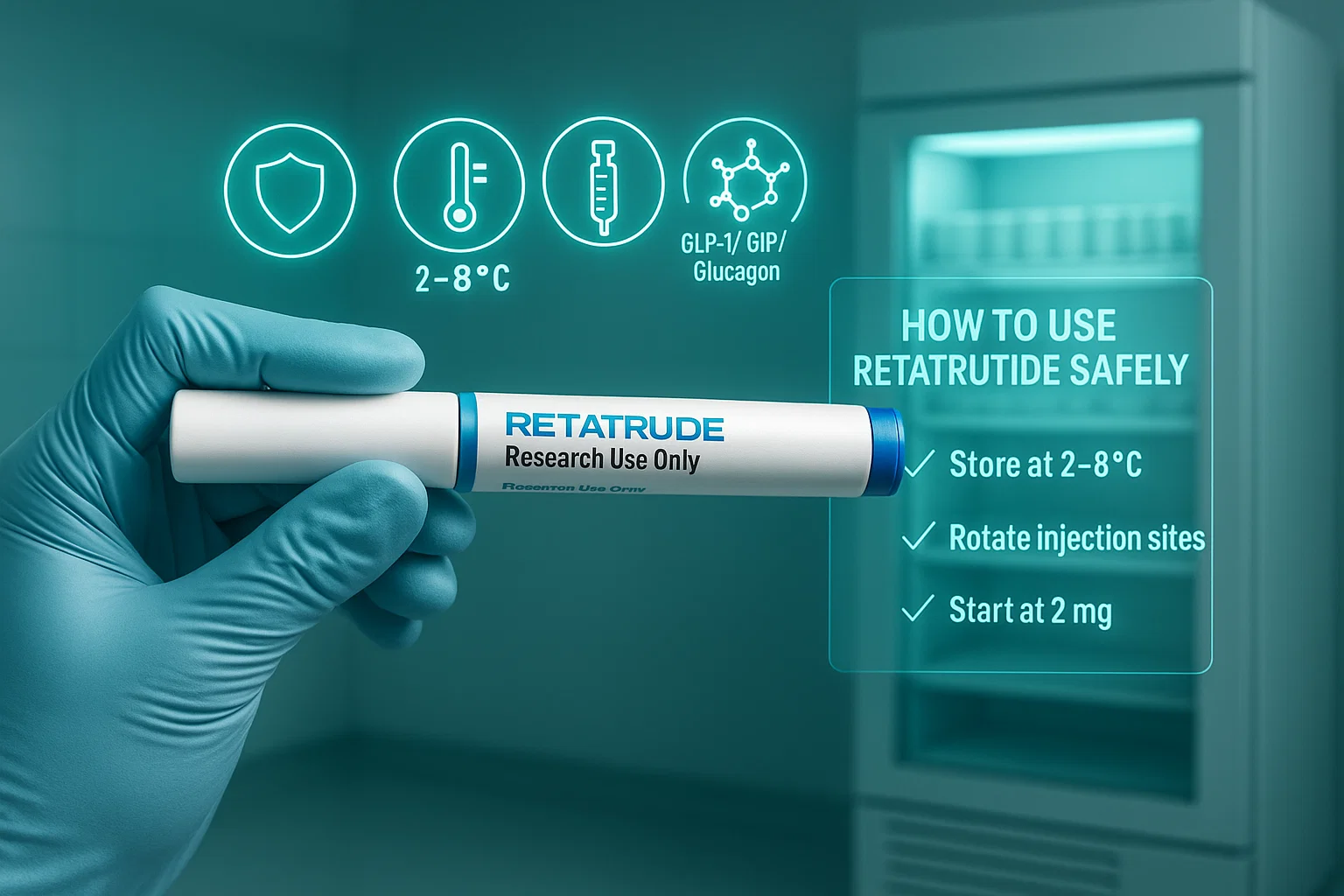 how to use Retatrutide safely