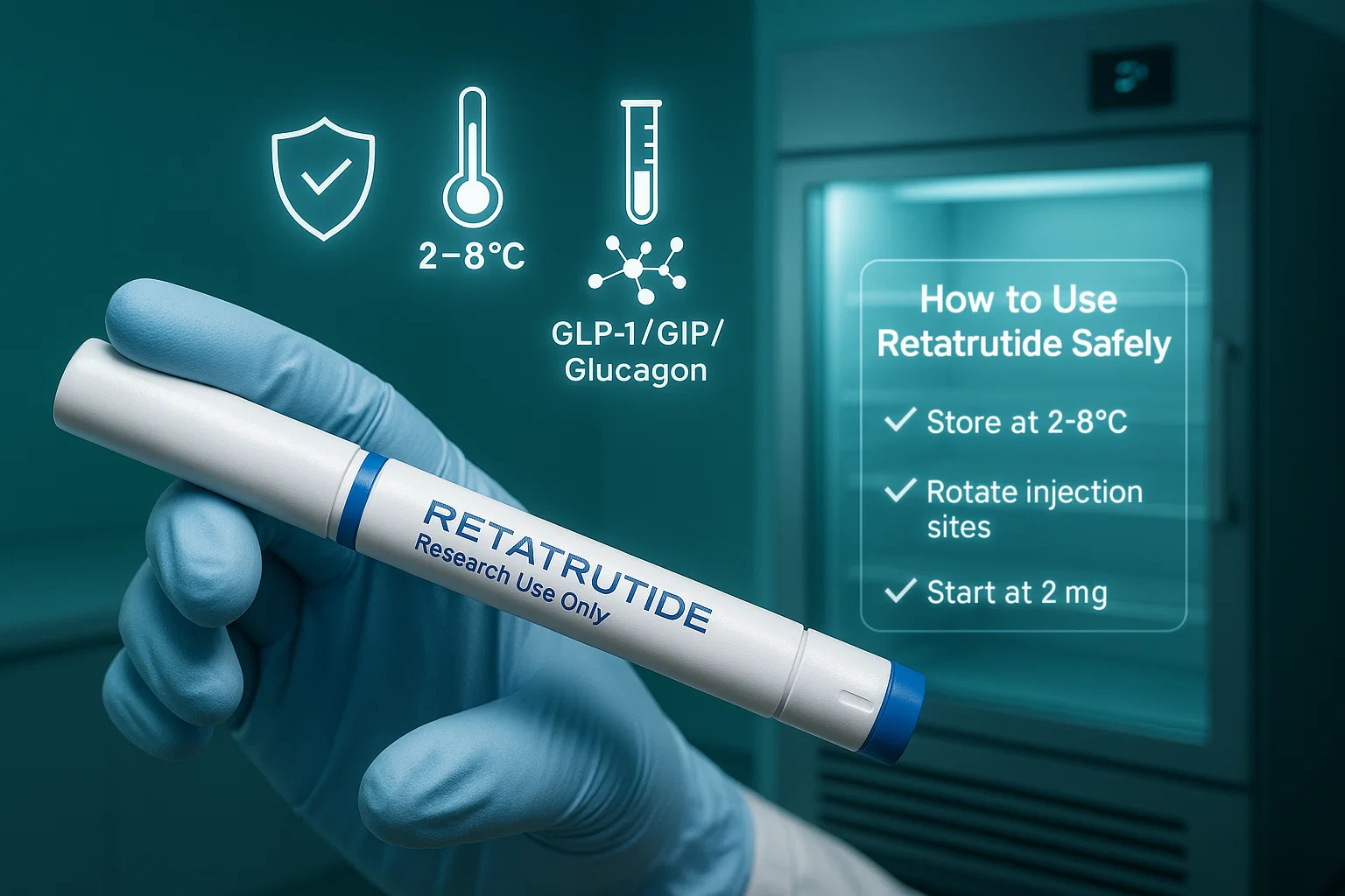 how to use Retatrutide safely