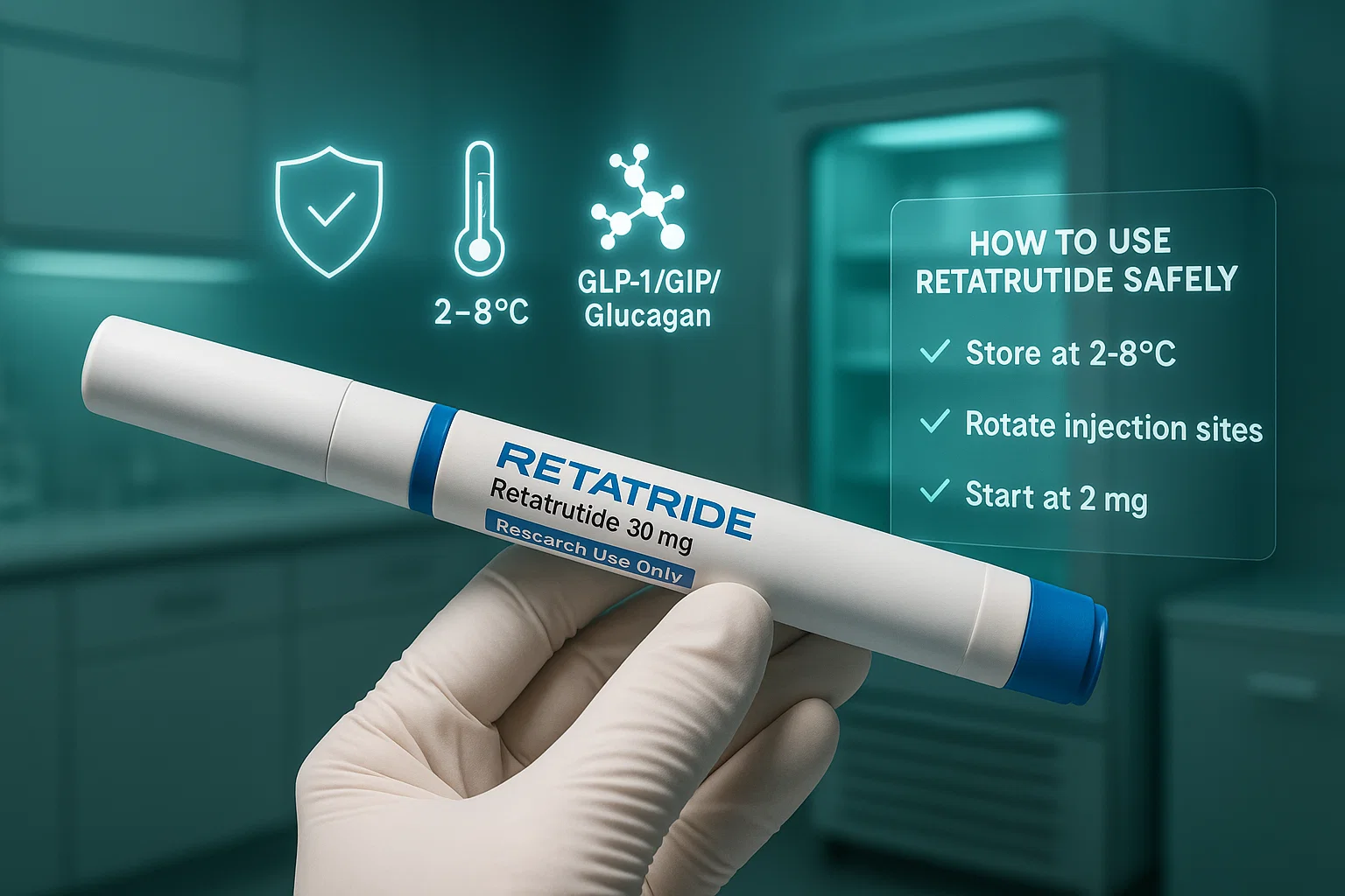 how to use Retatrutide safely