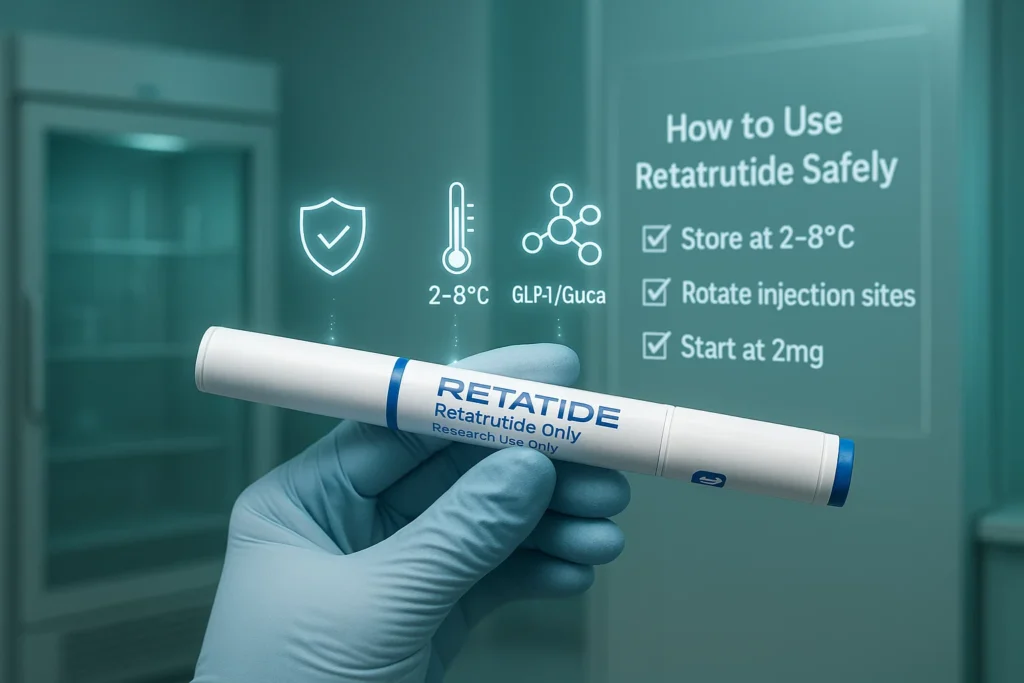 how to use Retatrutide safely